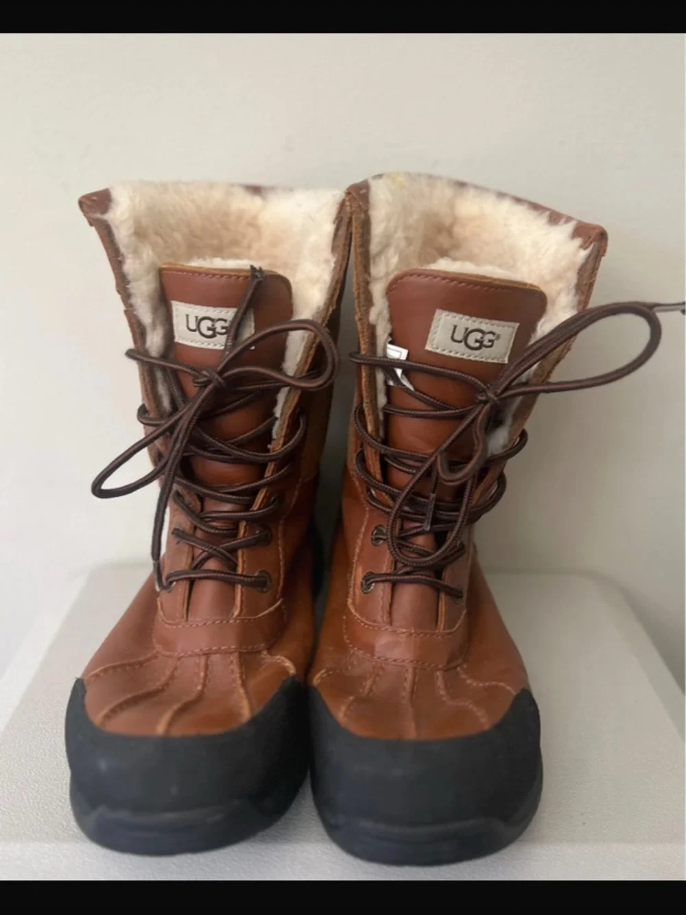 UGG Butte 5521 Men’s 8.5 Waterproof Leather Vibram Winter Snow Boots Brown